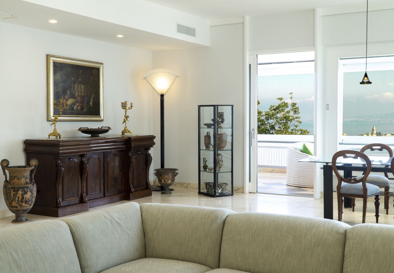Villa a Vico Equense - Stunning Villa Vesuvian view
