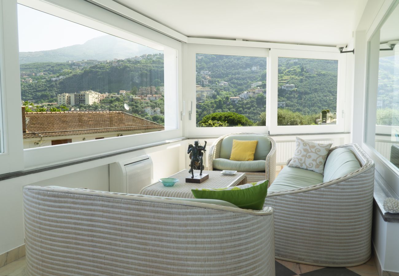 Villa a Vico Equense - Stunning Villa Vesuvian view