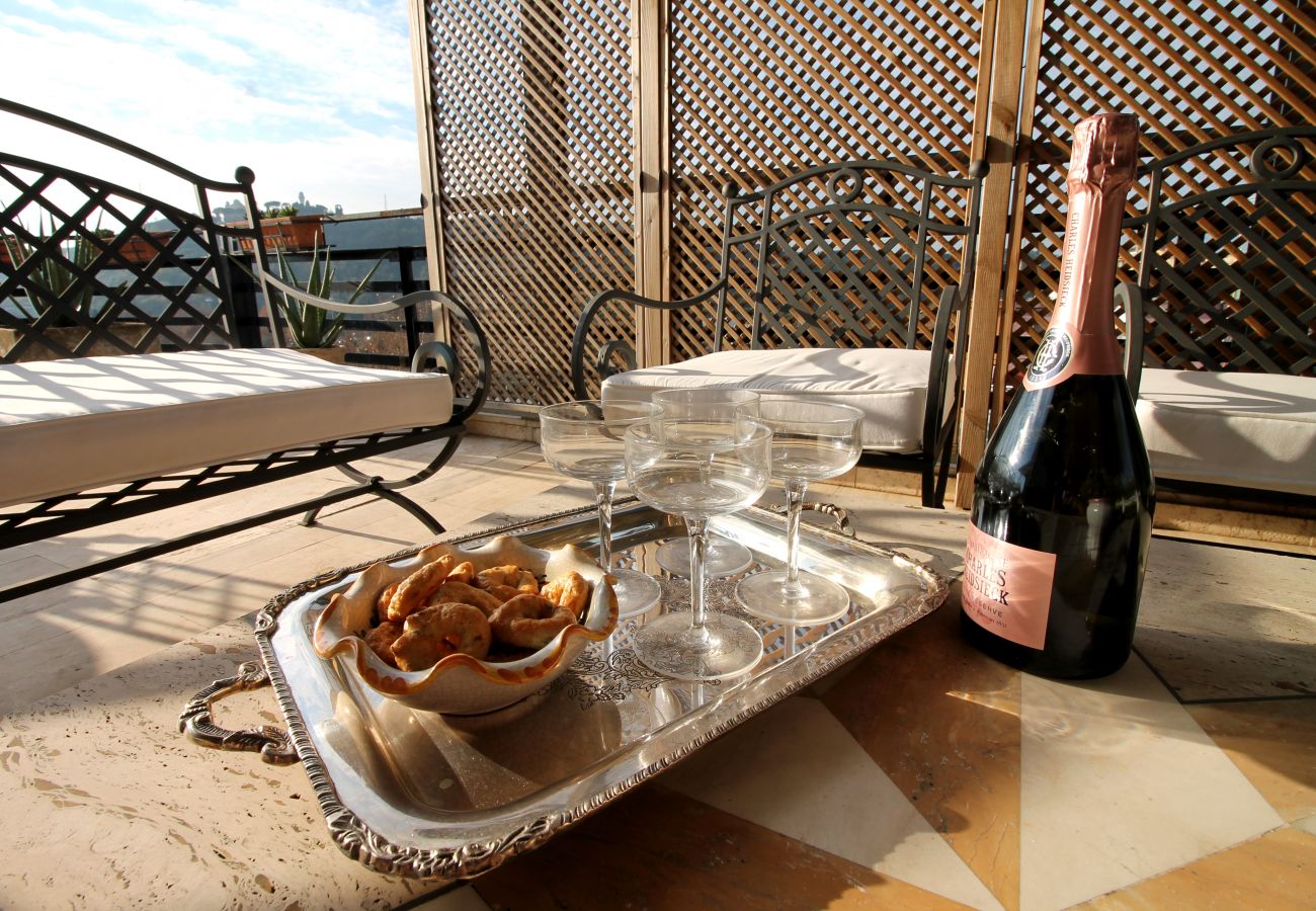 Apartment in Rome - See St. Peter from a Wonderful Terrace