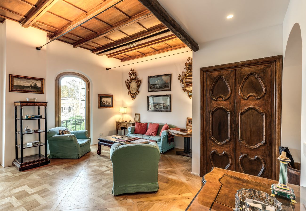 Apartment in Rome - Trastevere Outstanding  4 BR Terraced Apartment