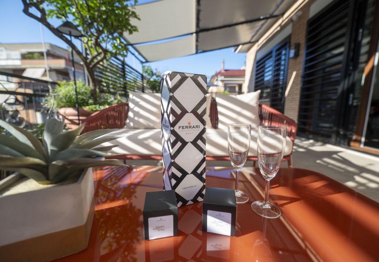 Apartment in Rome - Roman Terrace & Soul in Peaceful Area